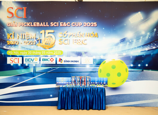 GIẢI ĐẤU PICKLEBALL SCI E&C CUP 2025: THỂ THAO - ĐOÀN KẾT - PHÁT TRIỂN!