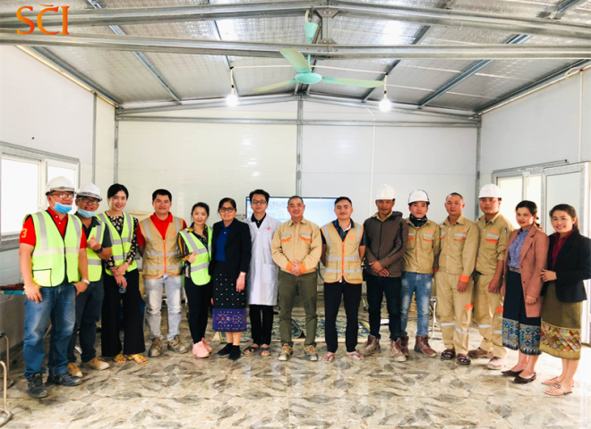 Tổ chức huấn luyện sơ cấp cứu tại dự án nhà máy thủy điện Nam Sam 3