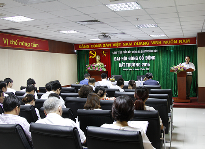 Đại hội cổ đông bất thường SICCO tháng 7 năm 2015