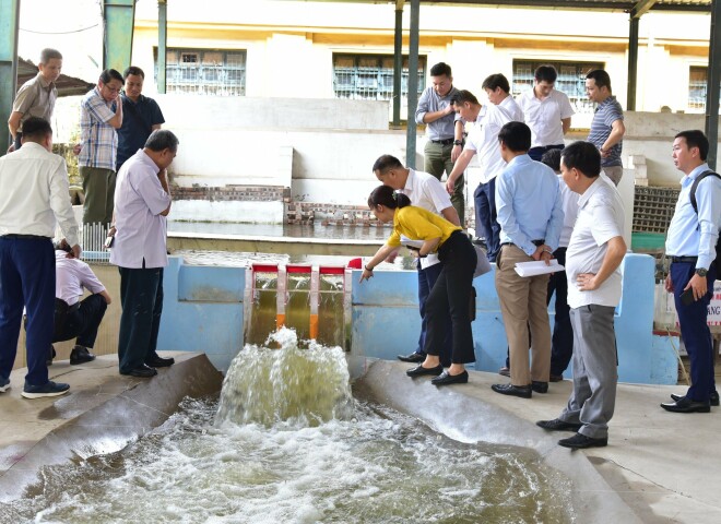 Kiểm tra thí nghiệm mô hình thủy lực đập tràn Thủy điện Nậm Mô 2